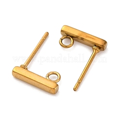 Ohrstecker aus 316er Edelstahl mit Ionenbeschichtung (IP)&nbsp;X-STAS-E482-03B-G-A