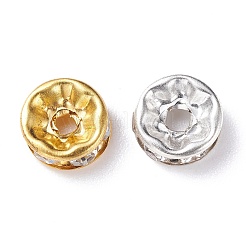 Messing Strass Zwischen perlen&nbsp;FIND-XCP0001-64