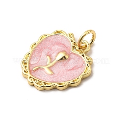 Pendentifs d'émail en laiton &nbsp;KK-A268-15G-03