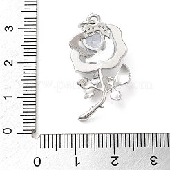 Ottone micro spianare pendenti zirconi&nbsp;KK-F877-21P