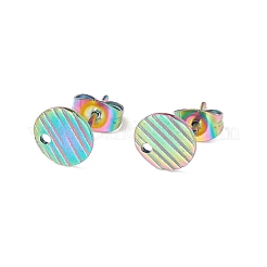Accesorios para pendientes de acero inoxidable 304 con revestimiento iónico (IP)&nbsp;STAS-O119-17A-M