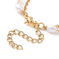 Pulseras multifilamento de acero inoxidable 304 con revestimiento al vacío de PVD&nbsp;BJEW-E054-01G