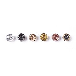 Messing Strass Zwischen perlen&nbsp;RB-X0013-09-NF