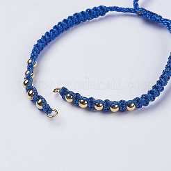 Fabrication de bracelet tressé en polyester&nbsp;MAK-K018-B09