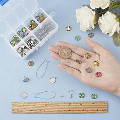DIY-Sets zum Basteln von Ohrringen im Leopardenmuster-Stil&nbsp;DIY-SC0001-63P