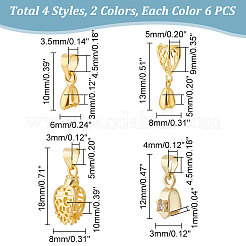 48 pz 8 pizzichi da ghiaccio in ottone stile pizzichi&nbsp;KK-UN0001-51