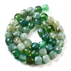 Brins de perles teintes en agate naturelle&nbsp;G-H028-A08-03
