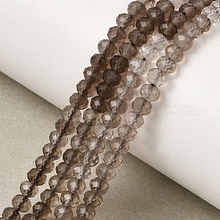 Brins de perles de quartz fumé naturel à dégradé&nbsp;GG-NH0017-A01