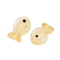 Perline di pesce fatte a mano in lamine di vetro&nbsp;FOIL-Z001-01K