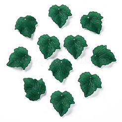 Pendentifs en acrylique givré transparent thème automne&nbsp;X-PAF002Y-29