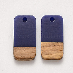Pendentifs en bois de résine et de noyer&nbsp;RESI-S384-008A-A03