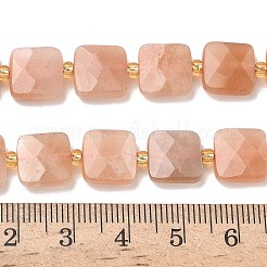 Natürliche sunstone Perlen Stränge&nbsp;G-L642-L05-10mm