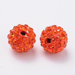 Perles de boule pavé disco &nbsp;RB-H258-10MM-236