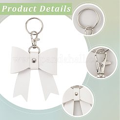 PU Leder Schlüsselanhänger&nbsp;LS-KEYC-WH20816-001P-A