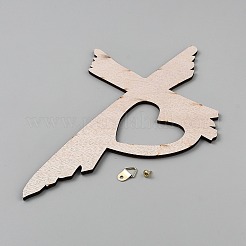 Holzkreuz Wanddekorationen&nbsp;HJEW-WH0108-007