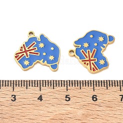 Pendentifs en acier inoxydable 304 émaillés&nbsp;SA-CBA7876-38G-05