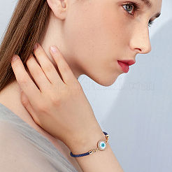 Bastelset für Armbänder mit bösem Blick&nbsp;DIY-NB0006-86