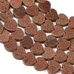 Chapelets de perles en goldstone synthétique&nbsp;GG-CBA199E-B01-01