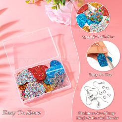 Kit de fabrication de boucles d'oreilles pendantes bricolage&nbsp;DIY-TA0006-55B