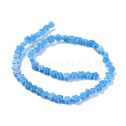 Millefiori a mano fili di perline di vetro&nbsp;LAMP-J035-8mm-65