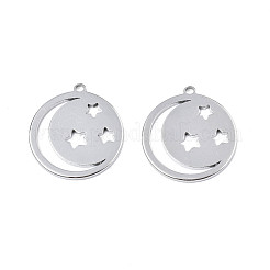 Pendentifs en acier inoxydable 201 anti-ternissement&nbsp;STAS-T063-184P