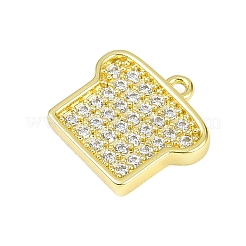 Messing micro pave klar zirkonia charme&nbsp;LS-KK-L238-18G