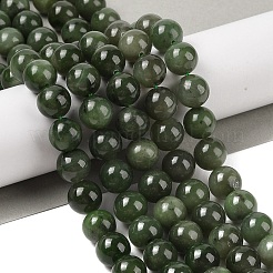 Hebras de perlas naturales de jade de canada&nbsp;G-NH0001-G01-01
