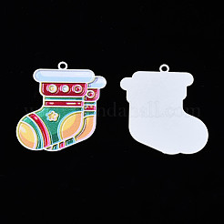Pendentifs en laiton peints&nbsp;KK-Q281-004