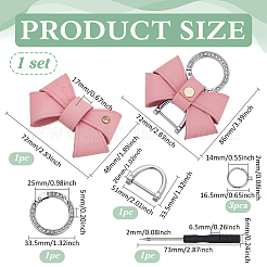 Kit de fabrication de porte-clés en forme de nœud papillon&nbsp;DIY-FG0007-48