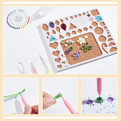 Modèle de quilling en papier de forme géométrique&nbsp;DIY-NB0010-77