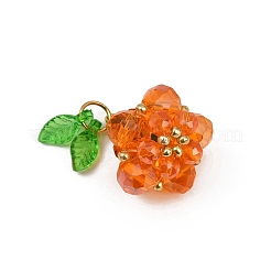 Anhänger aus Glasperlen mit Halloween-Motiv&nbsp;PALLOY-MZ00776-01