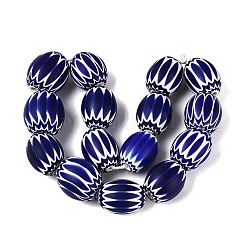 Perles de verre millefiori faites à la main&nbsp;LA-N002-18C