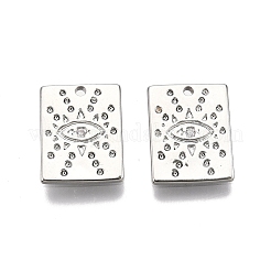 Breloques en laiton zircon cubique transparent&nbsp;KK-C005-12P