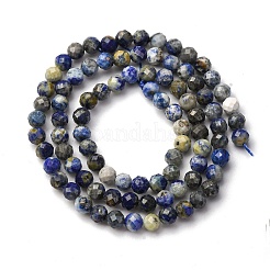 Natürlicher Lapislazuli Perlenstränge&nbsp;LS-G-RM2025-A41-4mm-B