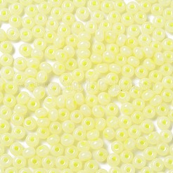 Imitationsjade 3/0 Glasperlen&nbsp;SEED-Z001-A-A07