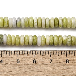 Natürliche Jade Perlen Stränge&nbsp;G-L624-H07-6x2mm