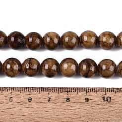 Natur persische Jade Perlen Stränge&nbsp;G-A255-A02-05A