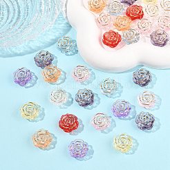100pcs cuentas de acrílico transparente&nbsp;TACR-CJ0001-72