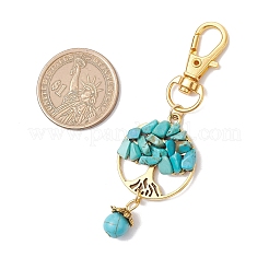 Pendentif décoratif en alliage arbre de vie&nbsp;HJEW-JM03663-01