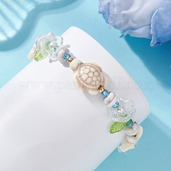 Armbänder aus synthetischem Türkis&nbsp;BJEW-MZ00343-02