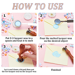400 pièce de particules de cire à cacheter pour fleurs&nbsp;DIY-CP0009-26