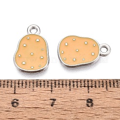 Pendentifs d'émail en alliage&nbsp;ENAM-Q003-07P
