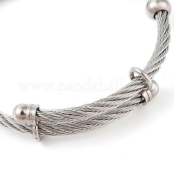Verstellbare Charm-Armreifen aus 304 Edelstahl&nbsp;BJEW-F326-03P