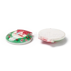 Weihnachtliche Cabochons aus undurchsichtigem Harz&nbsp;CRES-P022-10