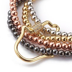 Perles en laiton stretch bracelets&nbsp;BJEW-JB05952-02