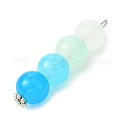 4 colgante de cuentas de vidrio de 4 colores.&nbsp;PALLOY-JF02813