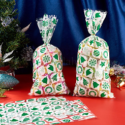 50 Stück rechteckige&nbsp;XMAS-TA0001-01