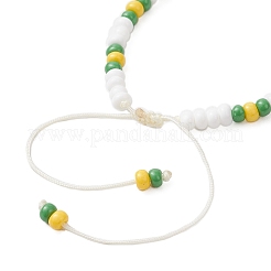 9 bracciale con ciondolo in lega smaltata a tema frutta&nbsp;BJEW-MZ00206-02