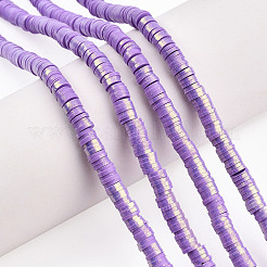 Chapelets de perle en pâte polymère manuel&nbsp;CLAY-CJC0015-01J