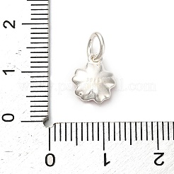 925 Sterling Silber Indian Red Emaille Charms&nbsp;STER-C014-01C-S